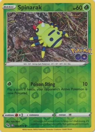 Spinarak (Reverse Holo Ditto)