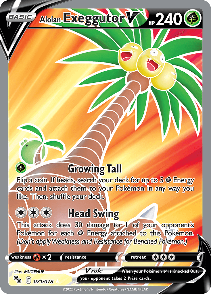 Alolan Exeggutor V (Full Art)
