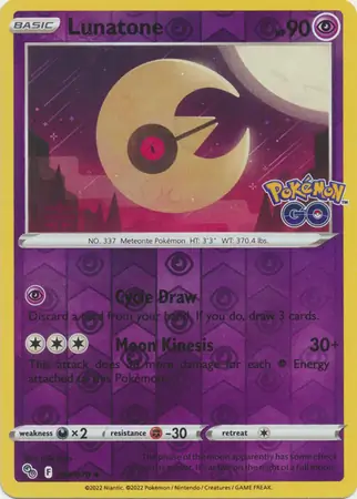 Lunatone (Reverse Holo)
