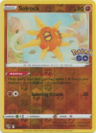 Solrock (Reverse Holo)