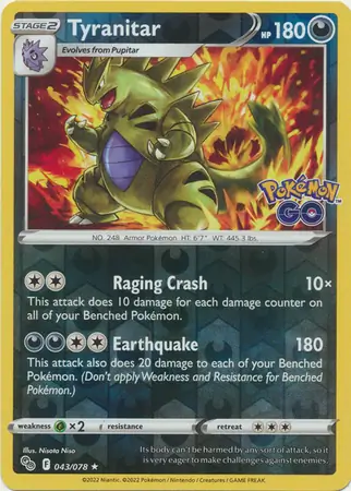 Tyranitar (Reverse Holo)