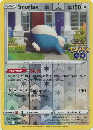 Snorlax (Reverse Holo)