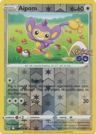Aipom (Reverse Holo)
