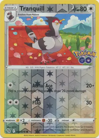 Tranquill (Reverse Holo)