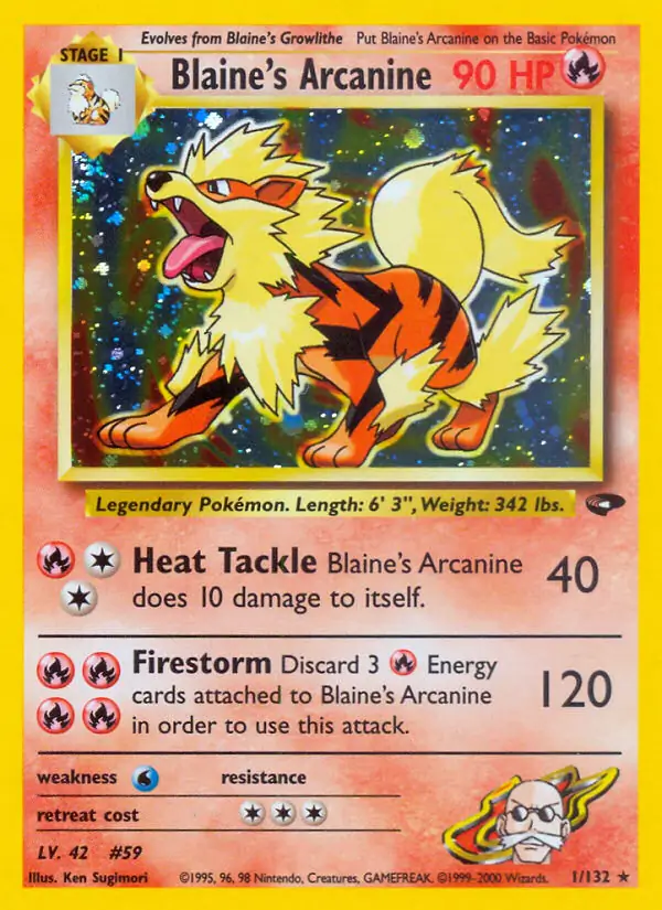 Blaine's Arcanine (Holofoil)