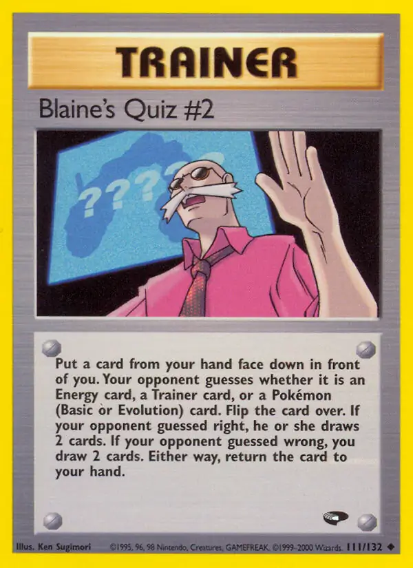 Blaine's Quiz 2