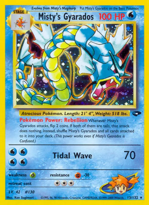 Misty's Gyarados (Holofoil)