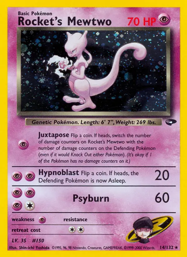 Rocket's Mewtwo (Holofoil)