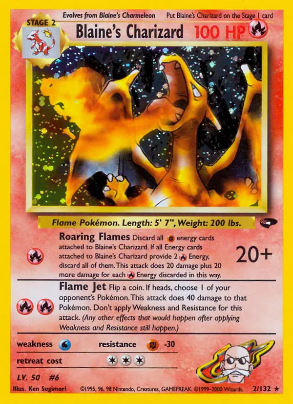 Blaine's Charizard (Holofoil)