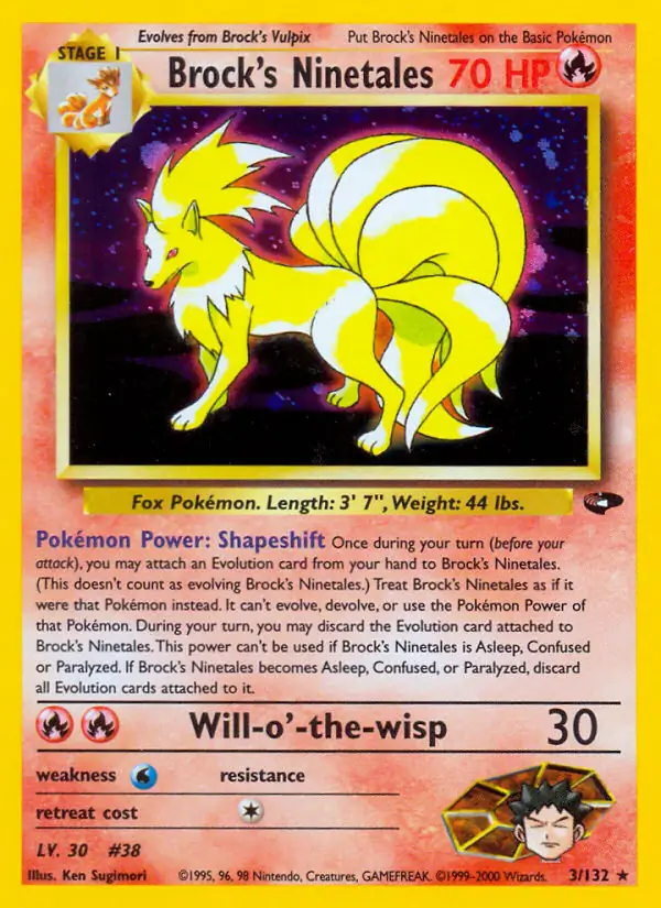 Brock's Ninetales (Holofoil)