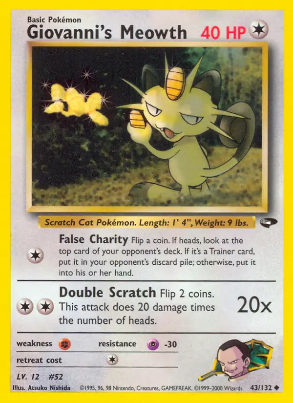 Giovanni's Meowth (lv 12)