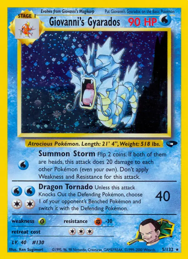 Giovanni's Gyarados (Holofoil)