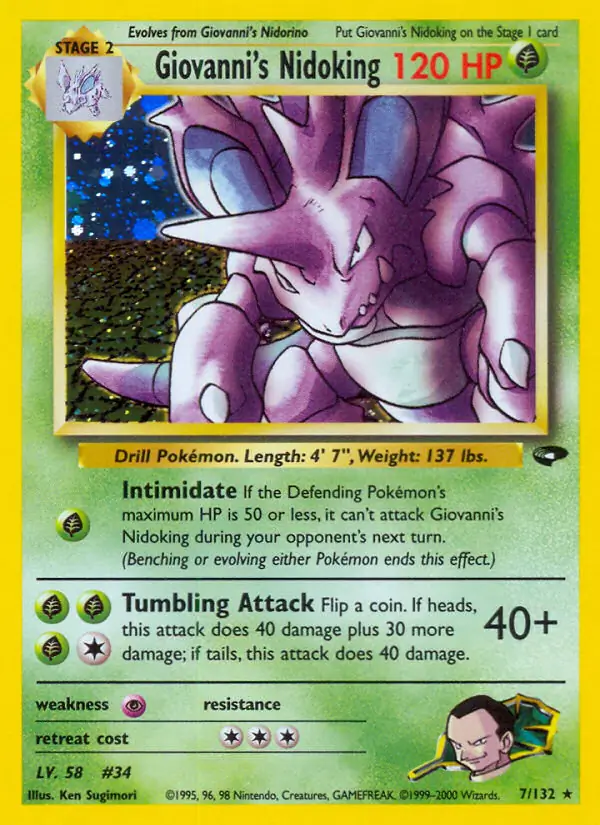 Giovanni's Nidoking (Holofoil)