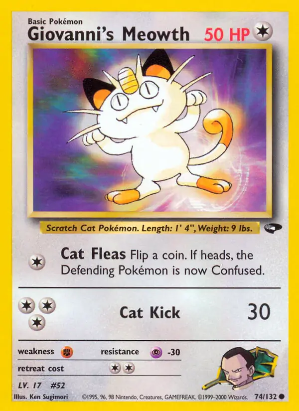 Giovanni's Meowth (lv 17)