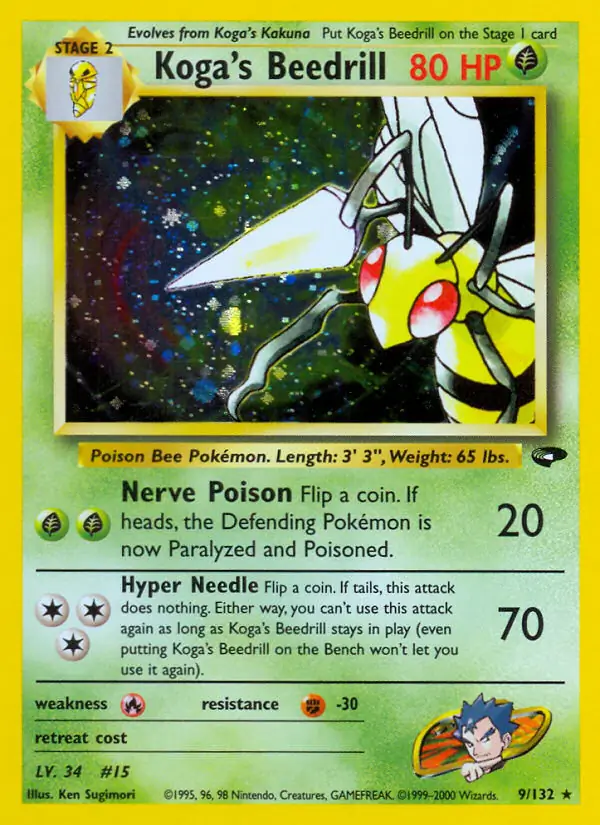 Koga's Beedrill (Holofoil)