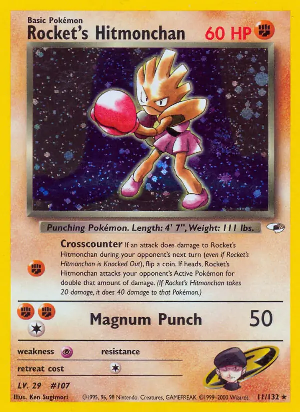 Rocket's Hitmonchan (Holofoil)