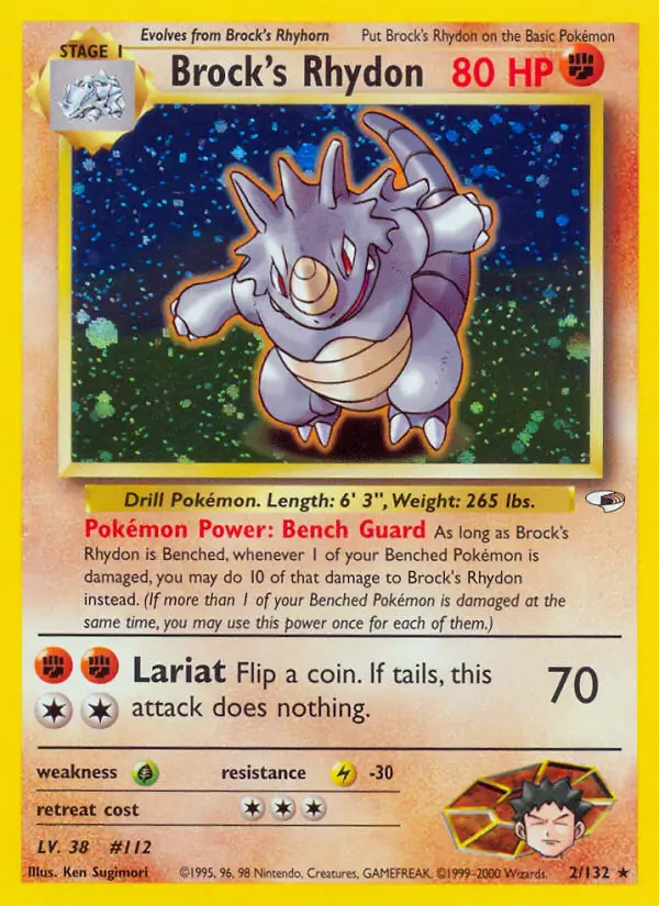 Brock's Rhydon (Holofoil)