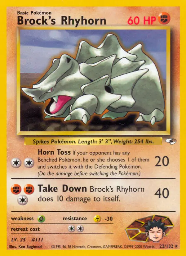 Brock's Rhyhorn (lv 25)