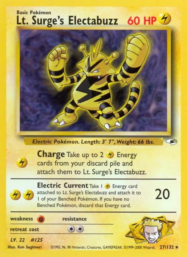 Lt. Surge's Electabuzz (lv 22)
