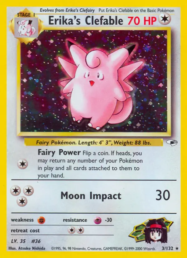 Erika's Clefable (Holofoil)