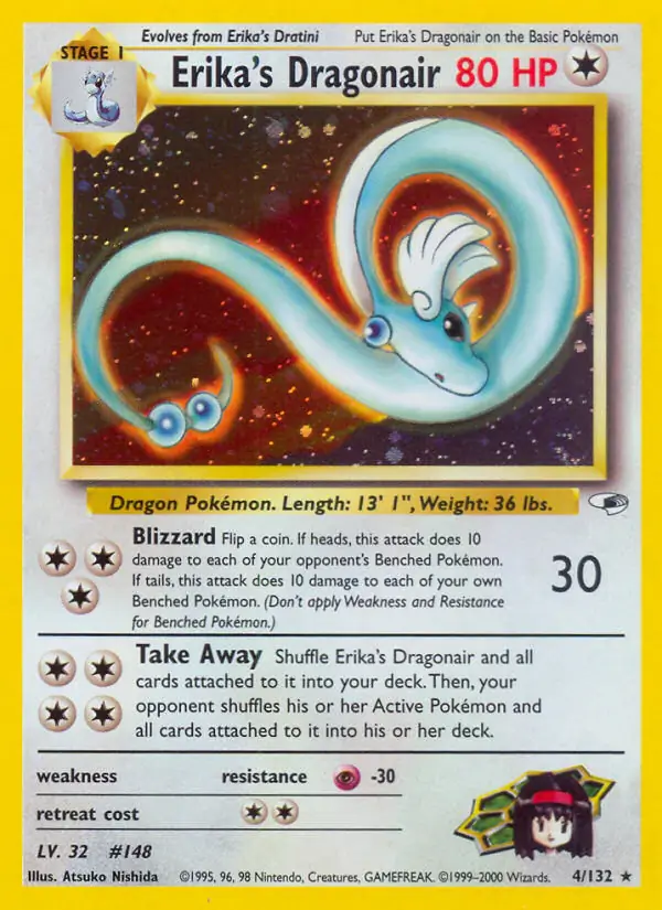 Erika's Dragonair (Holofoil)