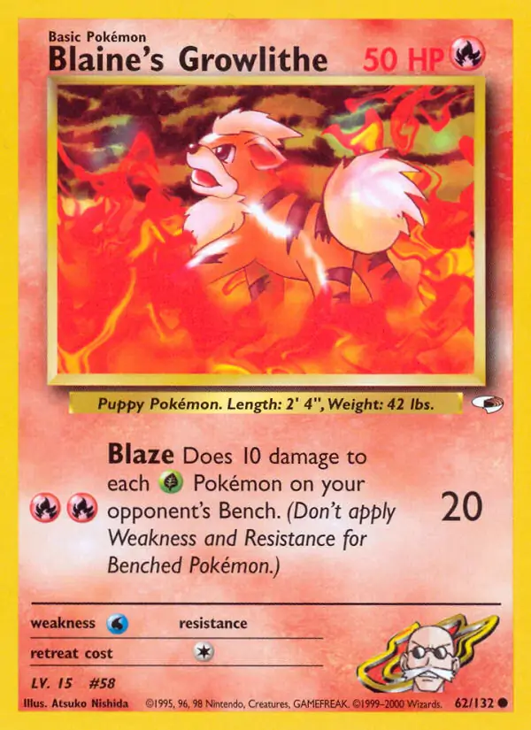 Blaine's Growlithe (lv 15)