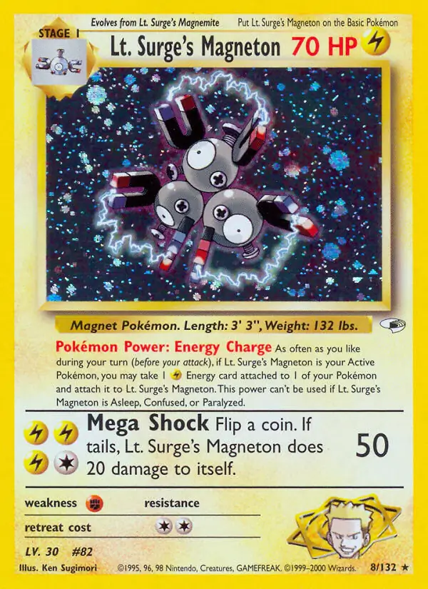Lt. Surge's Magneton (Holofoil)