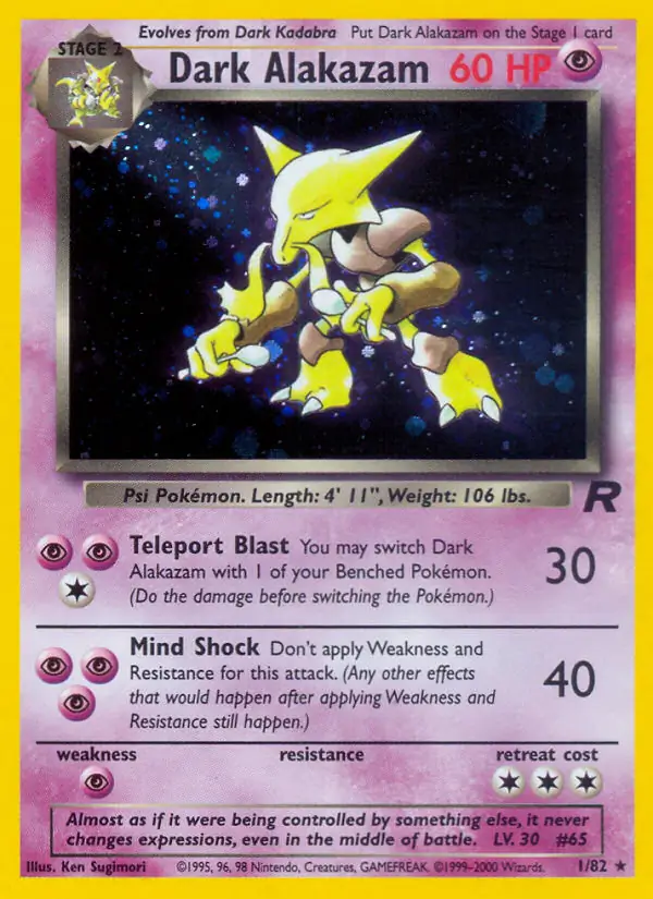 Dark Alakazam (Holo)