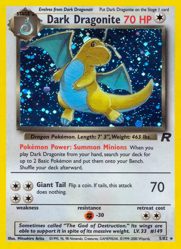 Dark Dragonite (Holo)